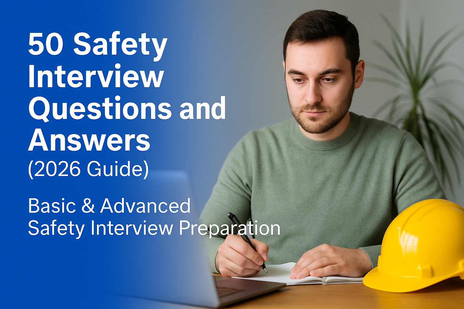 50 Safety Interview Questions and Answers (2026 Guide) – Basic & Advanced Safety Interview Preparation