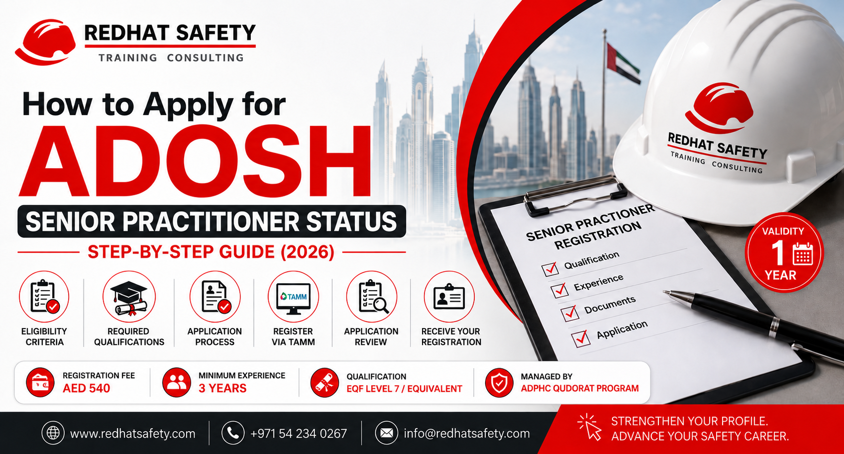 How to Apply for ADOSH Senior Practitioner Status